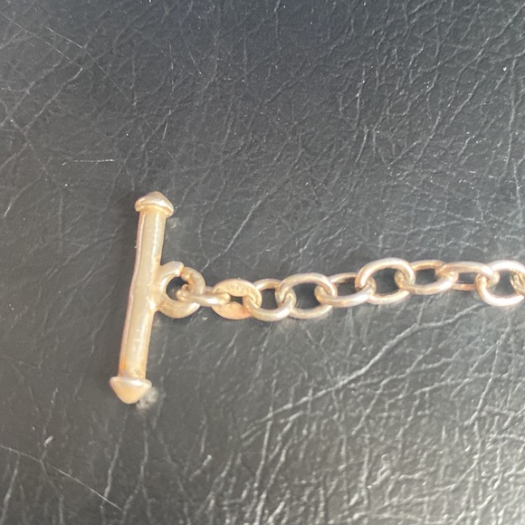 Sterling Silver Heart Toggle Bracelet - Picture 4 of 4